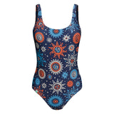 1 x RAW Customer Returns Dedoles One-piece swimsuit for women and girls in recycled polyamide with many cherry flamingo mandala designs, colour Orient, 2XL - RRP €24.0