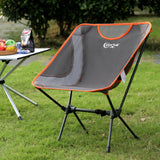 1 x RAW Customer Returns PORTAL Camping Chair 120KG Foldable Small Pack Size Ultralight Folding Chair Camping Stable Steel Tube Beach Chair Foldable Portable Fishing Chair for Hiking Festival Travel Beach Fishing Picnic Backpack - RRP €30.24