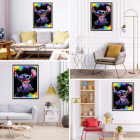 25 x Brand New DAERLE Diamond Painting Pictures, Diamond Painting Colorful Stitch, Diamond Painting, Diamond Painting Set, Diamond Painting Adults, Painting By Numbers Adults, Diamond Decoration 30x40cm - RRP €226.0