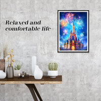 1 x Brand New CEOVR Diamond Painting Kit for Adults Diamond Painting for Adults Castle 5D Diamond Painting Complete Kit, Fantasy Diamond Kit for Adults, 30x40 cm Fireworks Diamond Painting for Adults - RRP €19.2