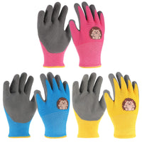 1 x RAW Customer Returns tao pipe 3 pairs of gardening gloves children, cartoon work gloves children, non-slip protective gloves for 3-7 years girls and boys, gardening, working, playing - RRP €8.49