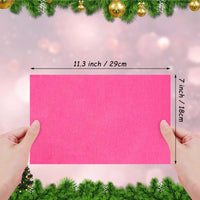 3 x Brand New Felt for Crafts, 1mm Thick Stiff Felt Sheets, 32 Pieces Felt Fabric, 17.78 28.7cm Craft Felt for Sewing Crafts and Festival Party Decorations Dark Pink  - RRP €27.54