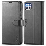 1 x Brand New TUCCH Case for Galaxy A22 5G, Galaxy A22s Wallet Case RFID Blocking Card Slot Magnetic PU Leather with TPU Cell Phone Holder Protection for Galaxy A22 A22s 5G 6.6 inch , Black - RRP €20.16