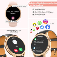 1 x RAW Customer Returns TIFOZEN Smartwatch Women s with Phone Function, 1.52 HD Fitness Watch, 110 Sports Modes, Heart Rate SpO2 Sleep Monitor, IP67 Waterproof, Calorie Step Activity Tracker for Android iOS Black Gold - RRP €49.99