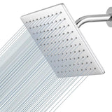 1 x RAW Customer Returns ALL METAL Rain Shower Head, Voolan Thickened High Flow 20cm Rainfall Shower for Water Pressure, Relaxed Shower Experience Even at Low Water Pressure Chrome  - RRP €24.0