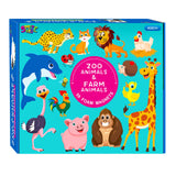 1 x RAW Customer Returns SpriteGru 59 Zoo Animals Drawing Magnets for Toddlers, Preschool Learning, English Version  - RRP €20.4