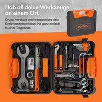 4 x RAW Customer Returns VonHaus 35-Piece Bicycle Tool Set - Portable Bicycle Repair Kit for Road Bikes, E- and Mountain Bikes with Carrying Case - Professional Bicycle Tool Set - Bicycle Gifts for Men - RRP €199.96