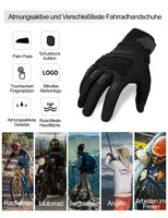 1 x RAW Customer Returns INBIKE Cycling Gloves Men MTB Gloves Road Bike Mountain Bike Bicycle Cycling Clothing Men Women Black L - RRP €24.99