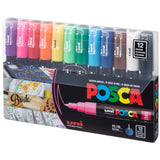 1 x RAW Customer Returns Uni-Posca PC-1M Extra Fine Tip Marker Pen Set of 12 Imported from Japan - RRP €37.01