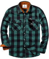 1 x Brand New IGEEKWELL Men s Checked Shirt Long Sleeve Casual Flannel Shirt with Chest Pocket Button Down Lumberjack Check Shirt with Hood 3 Set - RRP €95.35