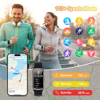 1 x RAW Customer Returns Smartwatch women men, fitness watch women with 120 sports modes, smartwatch women with telephone function pedometer, IP68 waterproof fitness tracker women, wristwatch with heart rate monitor SpO2 sleep tracker - RRP €39.99