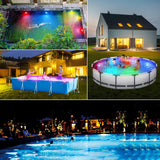 1 x RAW Customer Returns YOUYE IP68 12V Color Changing RGB LED Pendant Lights, Dimmable Submersible Pool Lights, with APP Control, Compatible with Steel Frame, 16.4ft Cable - RRP €29.75