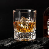 1 x RAW Customer Returns KANARS Hand Cut Crystal Whisky Glasses, Whiskey Tumblers in Presentation Box, Unique Anniversary Birthday Gift Ideas for Dad Grandpa Boyfriend Husband, 270 ml - RRP €50.16