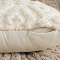 1 x RAW Customer Returns MIULEE Set of 2 Wool Cushion Covers Decorative Cushion Cover Soft Plush Cushion Decorative Cushion Cover Short Wool Sofa Cushion for Sofa Bedroom Living Room 40 x 60 cm Cream White - RRP €21.17