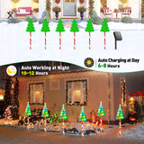 1 x RAW Customer Returns KOOPER Solar Christmas Lights Outdoor, 6 Pieces Solar Christmas Decoration Outdoor Candy Cane Christmas Tree with Colored LED and 8 Lighting Modes, Solar Lamps for Outdoor for Lawn Patio Yard Gifts - RRP €24.19