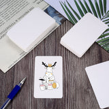 1 x RAW Customer Returns Pack of 150 blank paper cards, index cards, playing cards, kraft paper cards, memory, business cards paper for DIY learning memory - white, 8.9 x 5.2 cm 3.5 x 2.04 inches - RRP €6.64