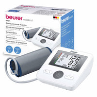 1 x Brand New Beurer BM 27 upper arm blood pressure monitor with cuff fit control, clinically validated, for upper arm circumferences of 22-42 cm, risk indicator, arrhythmia detection, notification of application errors - RRP €29.8