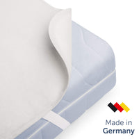 1 x RAW Customer Returns Blumtal Premium Molton mattress protector 180x200cm made of 100 cotton Made in Germany in a set of 2 - Oeko-Tex certified mattress topper 180x200cm - mattress protector - mattress underlay 180x200cm - RRP €45.88