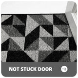 1 x RAW Customer Returns Color G Outdoor Doormat, Home Entrance Doormat, Dirt Trap Mats, Non-slip and Washable Carpet for Outdoor, Indoor, Kitchen, Garden, Courtyard - 60 x 90 cm, Black - RRP €29.99