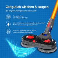 1 x RAW Customer Returns NEW mop attachment for Dyson vacuum cleaner V15, V11, V10, V8, V7 electric mop attachment with water tank - simultaneous wet mopping and vacuuming - wet mop accessories Detect Extra Absolute Animal - RRP €50.39