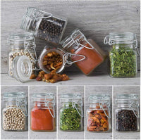 1 x RAW Customer Returns Lawei 30 pieces preserving jars 100 ml mini airtight wire clamp jars food storage containers jars with clamp closure storage jar for jam tea spice coffee - RRP €35.99