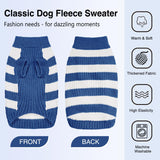 1 x RAW Customer Returns ALAGIRLS Pillover for Small and Medium Dogs Dog Costume Puppy Sweater Pullover Cat Turtleneck Dog Sweater ALASW302-SmallBlue-M - RRP €18.48