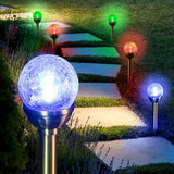 1 x RAW Customer Returns Aigostar Solar Lights Garden Waterproof Solar Lamps for Outdoor With Ground Spike RGB Garden Light Solar for Outdoor Garden Retro Vintage 6 Pieces - RRP €35.28