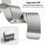 1 x RAW Customer Returns LULULOOK Milanese Strap Compatible with Apple Watch Strap 49mm 45mm 44mm 42mm, Premium Magnetic Stainless Steel Metal Mesh Bracelet for iWatch Ultra Series 9 8 7 6 SE 5 4 3 2 1 Men Women - RRP €26.94