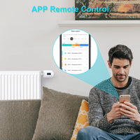 1 x RAW Customer Returns SALCAR Smart Radiator Thermostat Set Compatible Amazon Alexa Google Assistant Programmable Thermostat with OLED Display Tuya ZigBee Smart Radiator - RRP €86.71