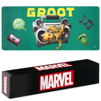 1 x RAW Customer Returns Marvel Avengers Desk Pad XXL - Gaming Desk Accessory 800x360mm as Wrist Rest - Anti-Slip, Office Supplies Pad Desk Mat Green Yellow Groot  - RRP €19.99