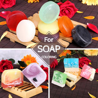 1 x RAW Customer Returns Soap Coloring Set 12 Colors - Liquid Soap Colors Coloring for DIY Soap Making - Concentrated Food Grade Bath Bomb Color Pigment for Bath Bomb Kit, Bath Bomb, Crafts - RRP €11.8