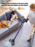 1 x RAW Customer Returns BuTure VC70 Cordless Vacuum Cleaner, 450W 38KPa with Automatic Mode, Touch Screen, Silent Up to 55 Minutes, Anti-Tangle Brush for Pet Hair Carpets Hard Floors, Lightweight - RRP €198.3