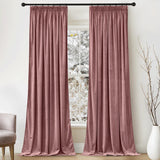 1 x RAW Customer Returns PONY DANCE Velvet Curtains for Living Room Velvet Curtains Living Room Curtains Velvet Cream Set of 2 H 240 x W 132 cm Weight 300g m Velvet Curtain Ruffle Tape Soft and Heavy Curtains to Protect Against the Cold - RRP €48.35