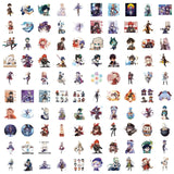 1 x Brand New Genshin Impact Stickers, 100pcs Genshin Stickers, Waterproof Stickers Genshin Impact Merch, Anime Stickers for Laptop, Water Bottles, Skateboard, Computer, Phone - RRP €6.54