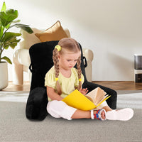 1 x RAW Customer Returns SLIGUY Reading Pillows with Lumbar Support and Armchairs Portable Reading Pillows Cold Seating Sofa for Bed Armchair Sofa for Couch Read Watch TV, Black - RRP €56.4