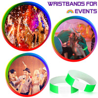 1 x RAW Customer Returns Aoriher 600 Pack Festival Wristbands Waterproof Entry Wristbands Lightweight Entry Wristbands Paper Control Wristbands Secure Wristbands for Events Party Security Nightclubs Water Parks Neon Green  - RRP €13.99