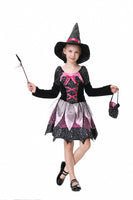 1 x Brand New Willheoy girls witch costume baby children carnival costume witch dress with witch hat for Halloween cosplay - RRP €22.49