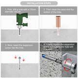 1 x RAW Customer Returns DBREAKS 30 Pcs Bolt Anchor M10x110mm, Heavy Duty Anchor Galvanized, Heavy Duty Dowel, Anchor Bolt, Lightning Anchor, Wedge Anchor, Anchor Screws, Made of Galvanized Steel, Incl. Nut Washer - RRP €27.79