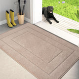 1 x Brand New PURRUGS Indoor Doormat, Washable Dirt Trapper Mat, 80 x 120 cm, Non-Slip Entrance Carpet, Highly Absorbent Doormat for Dogs, Wet Shoes and Paws - RRP €49.12