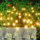 1 x RAW Customer Returns Firefly Solar Garden Lights, 4 Pack Firefly Garden Lights, 2 Lighting Modes Constant or Flashing , Waterproof, Weatherproof Solar Ground Lights Outdoor For Footpath Yard Patio Walkway Decor - RRP €29.99