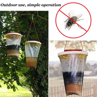 1 x RAW Customer Returns Pack of 6 fly catcher live trap attractant container ranch fly trap insect trap outdoor fly catcher cage the most effective insect trap for mosquitoes, bees, flies - RRP €31.99