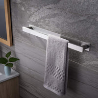 1 x RAW Customer Returns ZUNTO Bathroom Towel Holder 40CM Self Adhesive Stainless Steel Towel Holder Towel Rack - RRP €20.84