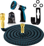 1 x RAW Customer Returns Flexible Garden Hose Pipe - 75FT Expandable Magic Water Hosepipe,3 Times Expanding Hosepipes for Garden with 10 Function Spray Gun Solid Brass 3 4 1 2 Fittings - RRP €43.73