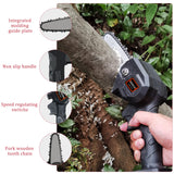 1 x RAW Customer Returns Mini chainsaw with battery, 24V cordless electric chainsaw with charger and batteries, 4 inch mini electric chainsaw for garden shears, branch shears, wood cutting - RRP €41.34