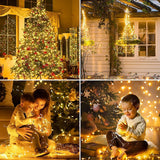 1 x RAW Customer Returns LED fairy lights outdoor Christmas, 200M 2000 LEDs lights copper wire lighting indoor decorations waterproof with 8 modes for rooms, Christmas, trees, garden, party, wedding, holiday decoration, warm white - RRP €78.98