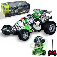 1 x RAW Customer Returns FGZU Remote Control Car Toy for Boys Ages 3 4 5 6 7 8, 360 Rotating Remote Control Stunt Car, Outdoor Toy Cars Gift for 3-8 Year Old Boys Green 1  - RRP €14.11