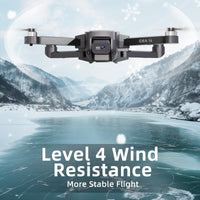 1 x RAW Customer Returns le-idea IDEA36 Drone with Professional 4K HD Camera, GPS Drones with Brushless Motor, Follow Me, Intelligent Return Home, 5G Transmission, Total Flight Time 36 Minutes with 2 Batteries - RRP €147.53