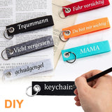 3 x Brand New Ormromra Pack of 12 felt key rings with stainless steel ring, key ring can be written on, key ring felt, colorful personalized key ring fabric for DIY decoration, crafts - RRP €82.8