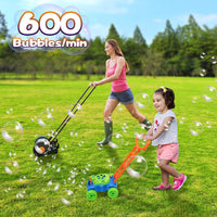 1 x RAW Customer Returns Soap bubble machine children s toy, children s lawn mower with noise, bubble machine garden toy, children s lawn mower outdoor toy - RRP €20.16