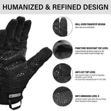 1 x RAW Customer Returns Intra-FIT Needlestick Protection Cut Resistant Touchscreen Gloves - Tactical High Performance Cut Protection Screen Touch, ANSI A9, EN388, ASTM F2878-10 Puncture Level 5, Police, Army Gloves - RRP €46.38